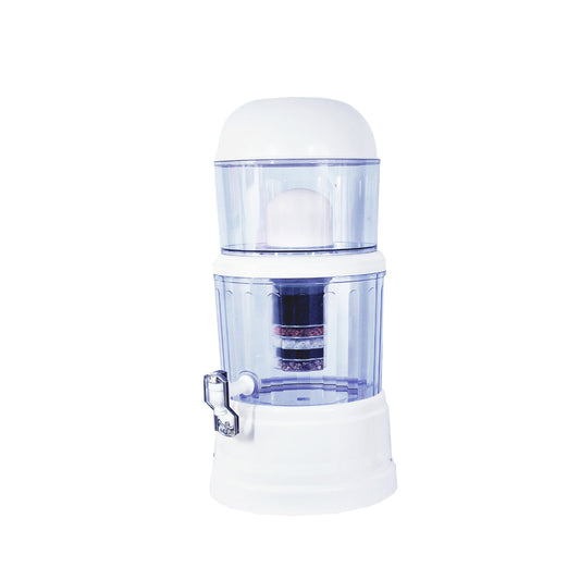 PS-MWP-12 PureStream Mineral Water Filter 6 Stages | Ceramic and Mineral Balls | Non-Electric and Chemical Free | Counter Top (Transparent, 12L, ABS, Pack of 1)