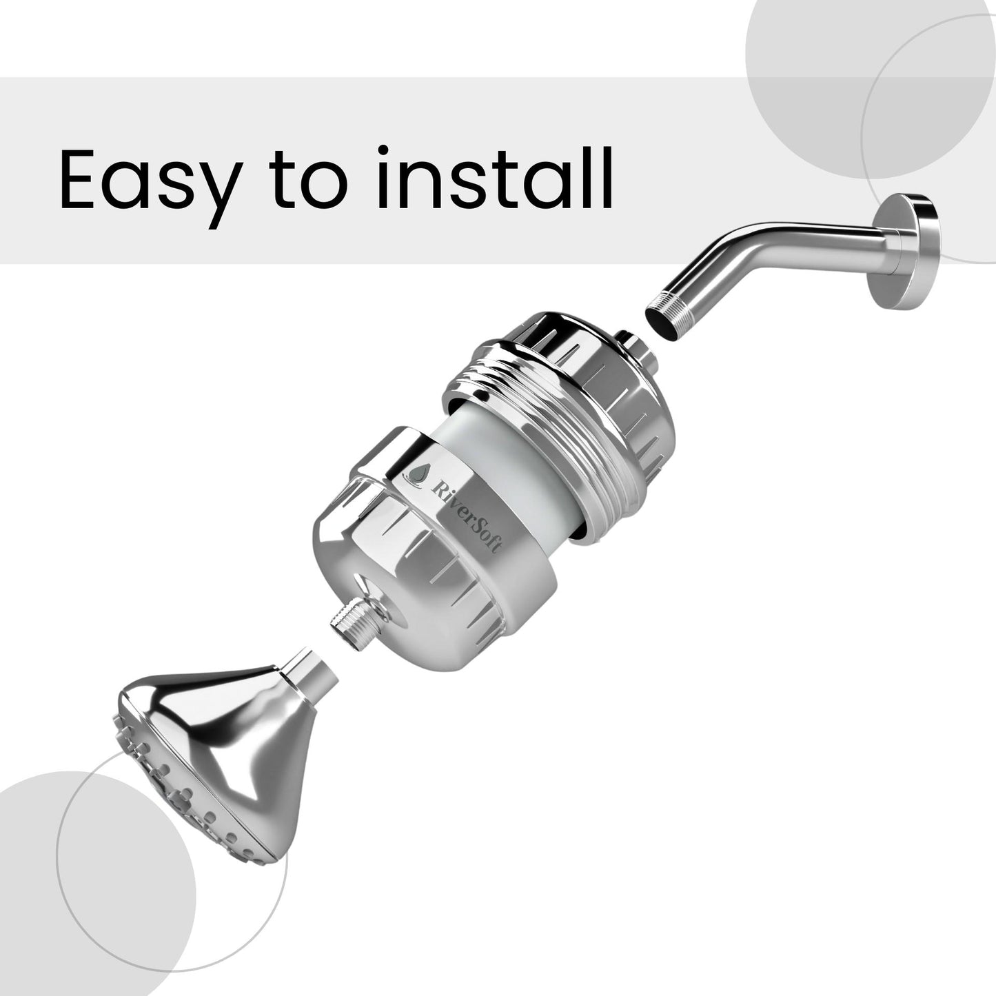 SF-15 PRO shower and tap filter for hard water | India's highest selling water softener