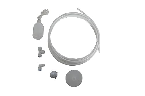 Water dispenser tank with float valve with ¼ inch pipe 2 meters (Pack of 1, 10 Litres)
