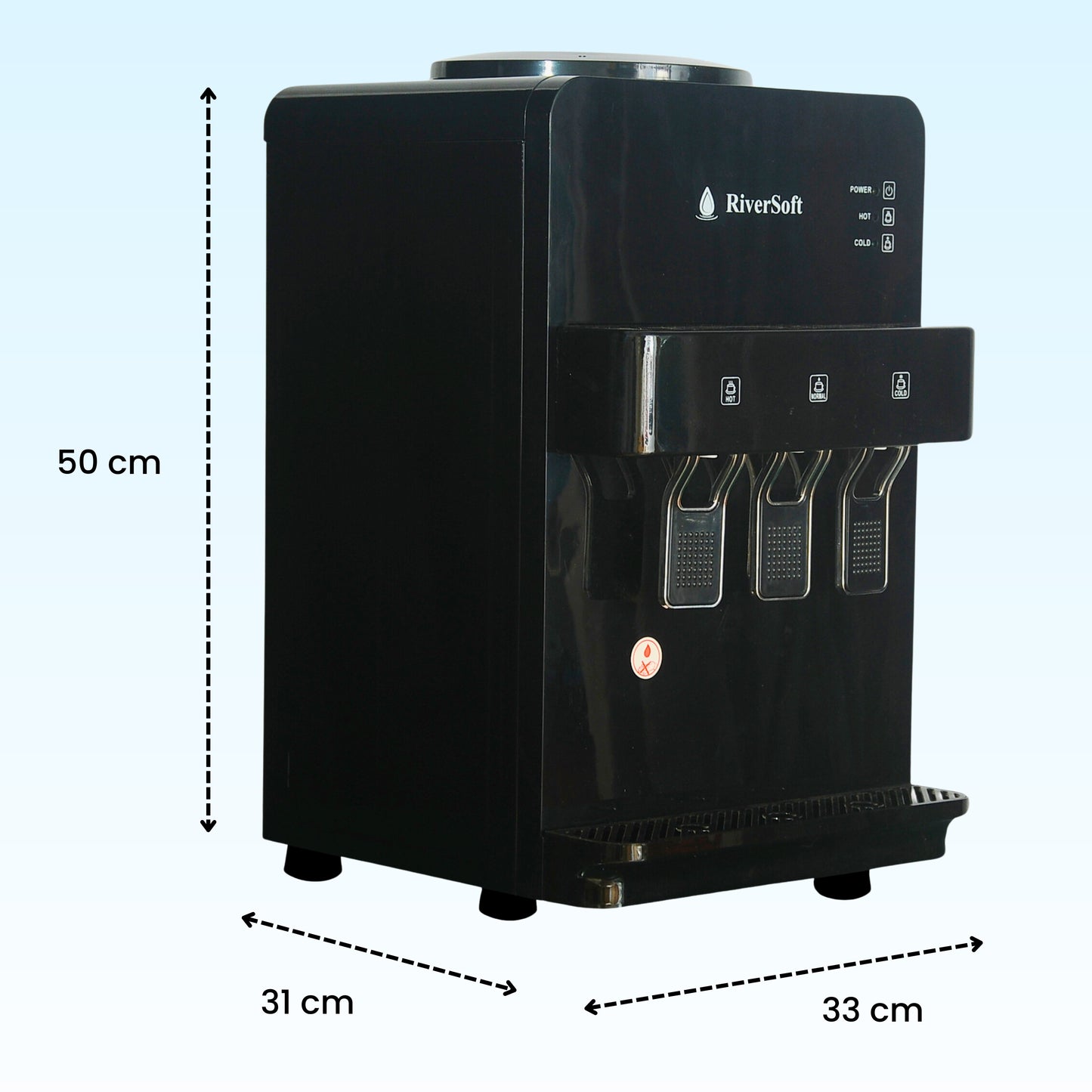 Hot, Cold and Normal Water Dispenser| Table Top | Suitable for Office & Home
