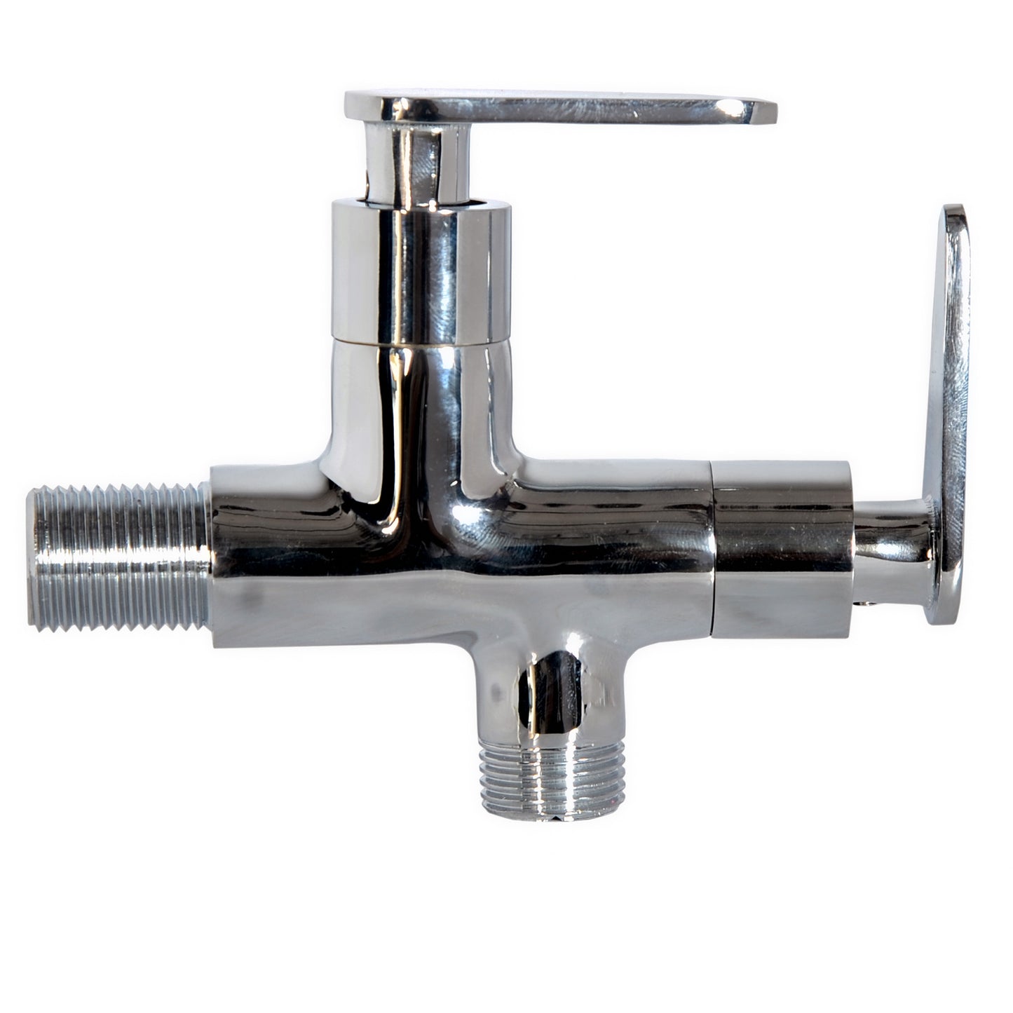 AC2-01 2 in 1 Angle Cock tap Valve for Bathroom Kitchen washbasin tap faucets with Wall Flange