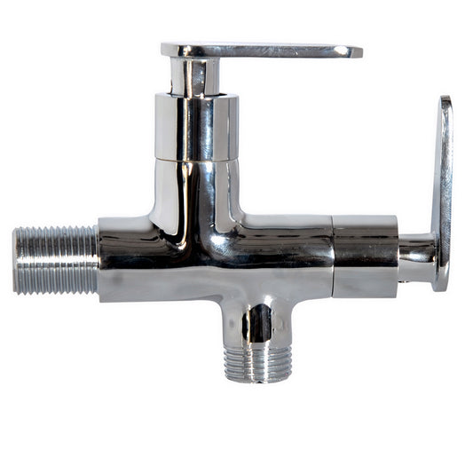 AC2-01 2 in 1 Angle Cock tap Valve for Bathroom Kitchen washbasin tap faucets with Wall Flange