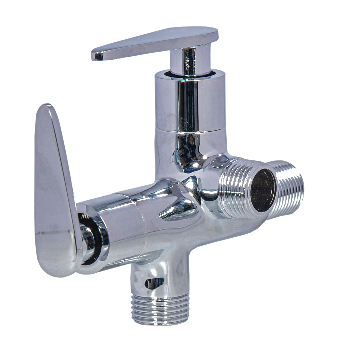 AC2-01 2 in 1 Angle Cock tap Valve for Bathroom Kitchen washbasin tap faucets with Wall Flange
