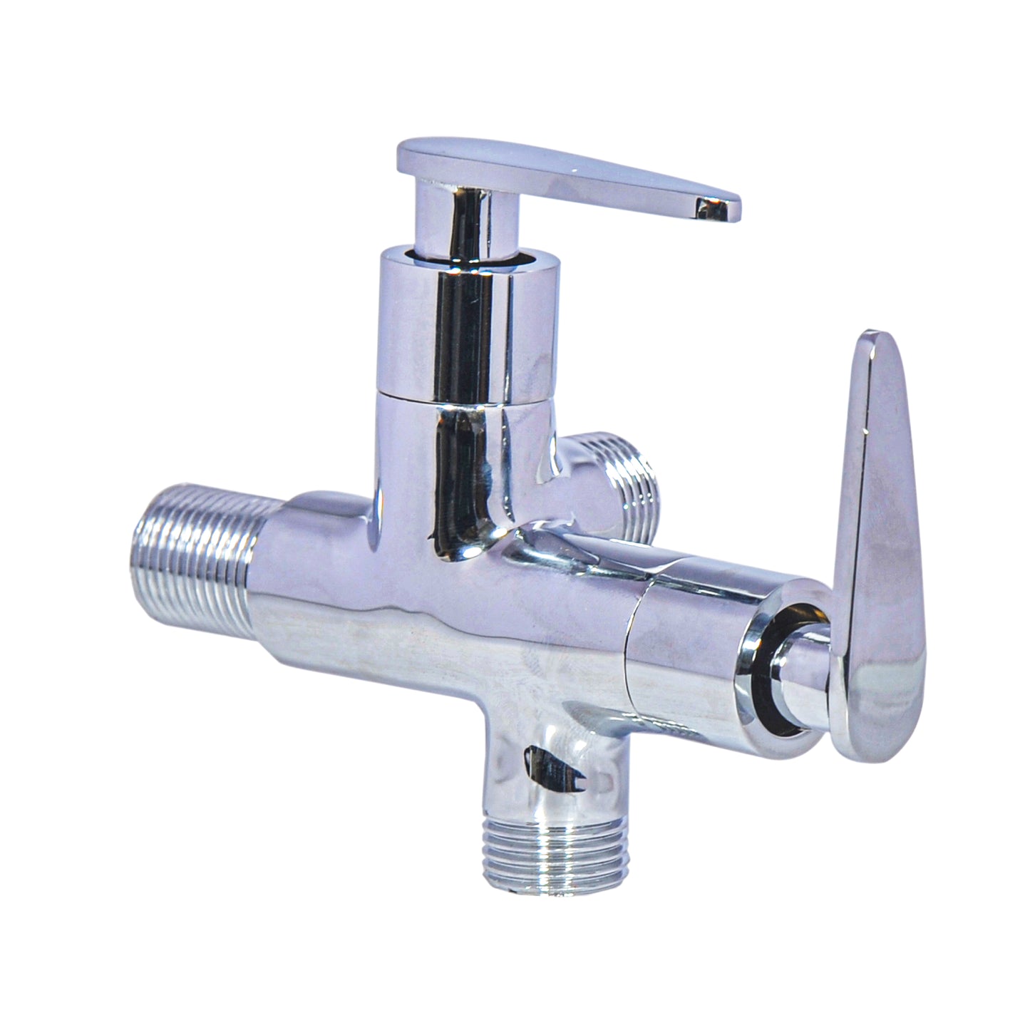 AC2-01 2 in 1 Angle Cock tap Valve for Bathroom Kitchen washbasin tap faucets with Wall Flange
