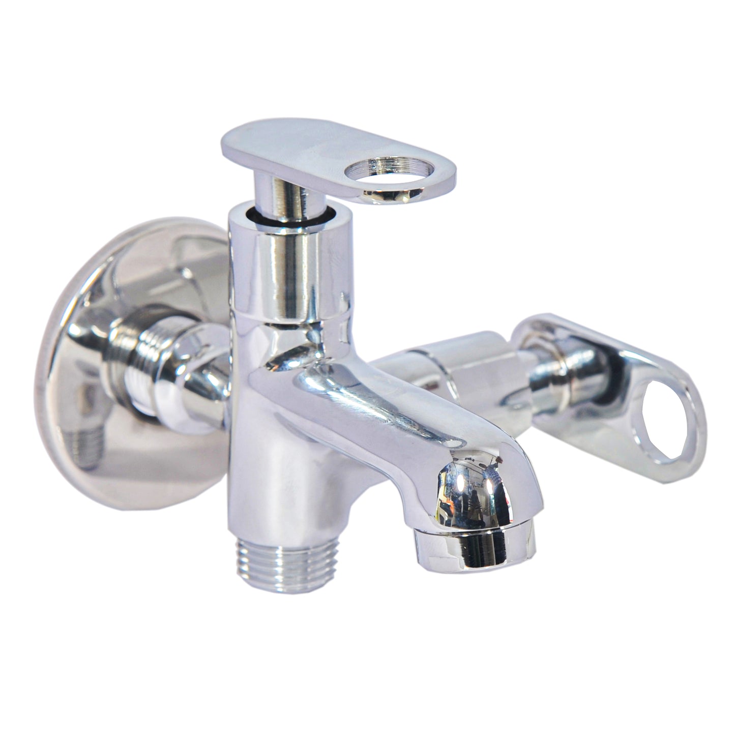 T2-01 2-in-1 Bibcock tap with Wall Flange