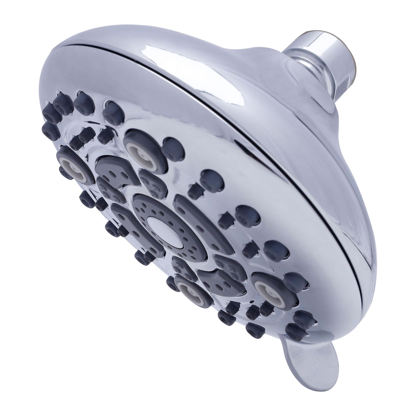 SAMANEA MS-5D135-2 Overhead Shower With ABS 5 Inch 6 Function Spray Settings Without Arm (ABS, Chrome, Pack of 2)