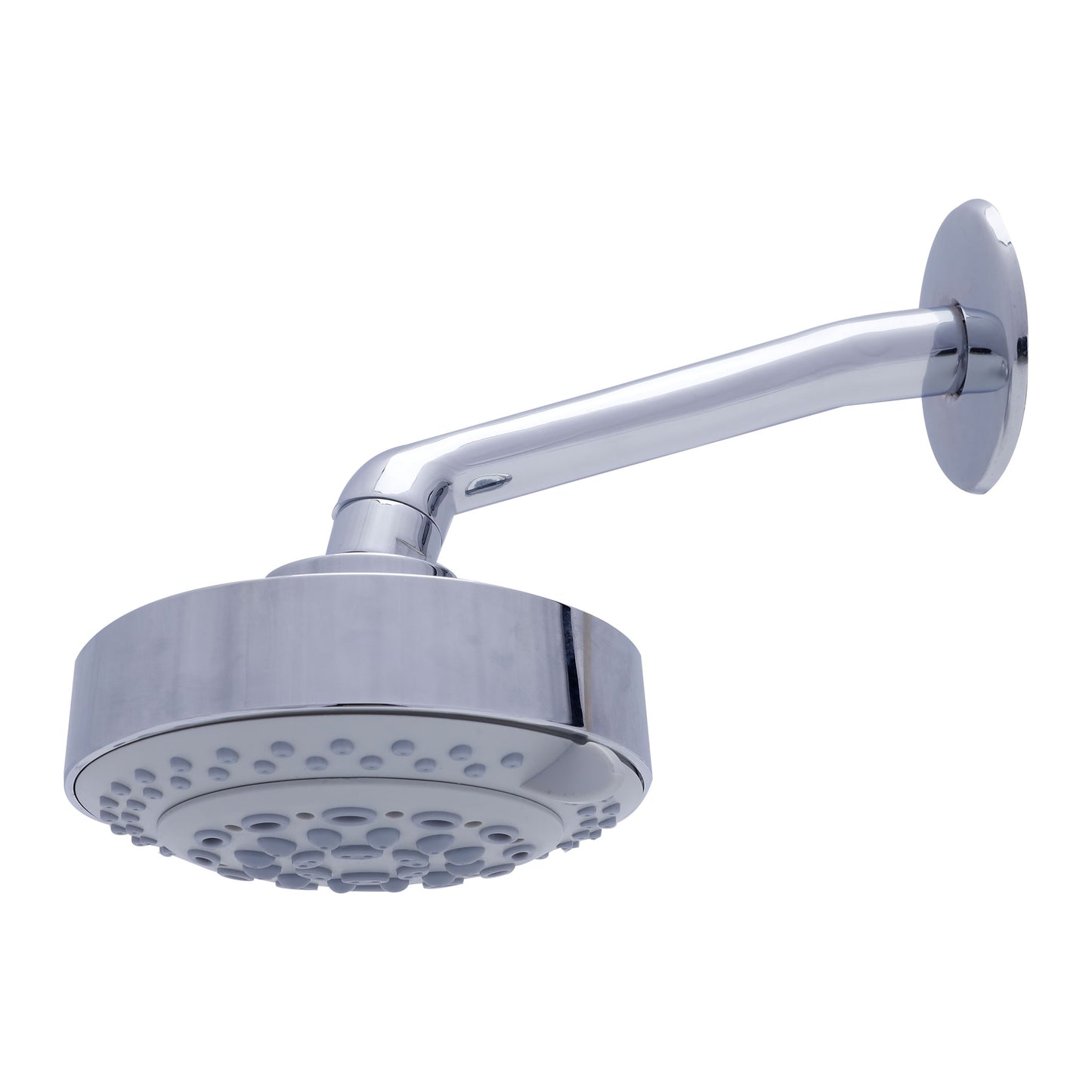 SAMANEA MS02-SA-001 Mist Shower head with Shower arm and flange (ABS, Chrome, Stainless Steel, pack of 1)