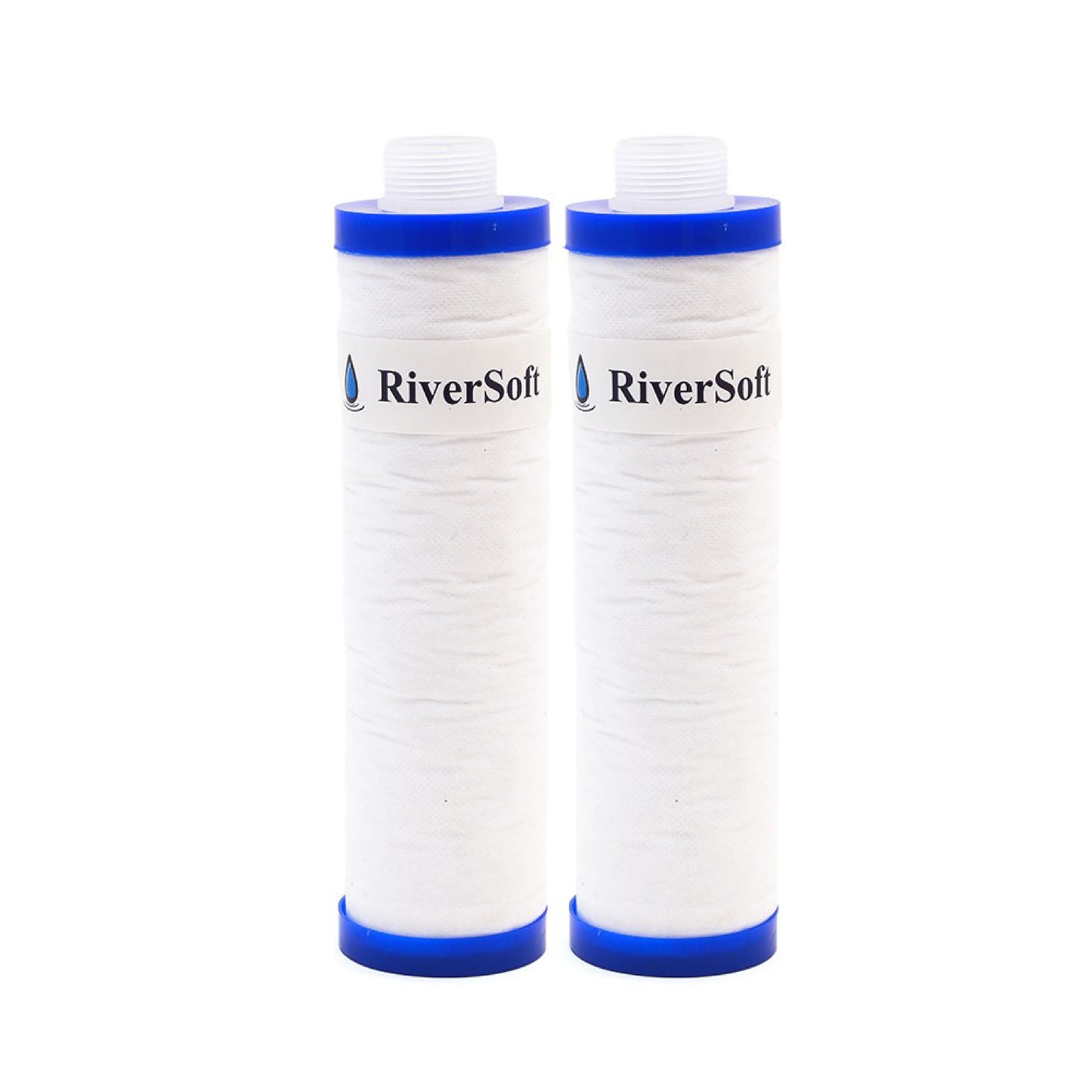 RiverSoft MLT-10-2 RO Prefilter MLT Cartridge 5 micron For Removing Sediments | Suitable For 10 Inch Prefilter Housing (Pack of 2, white, 9 inch, Polypropylene yarn wound, 5 Micron)