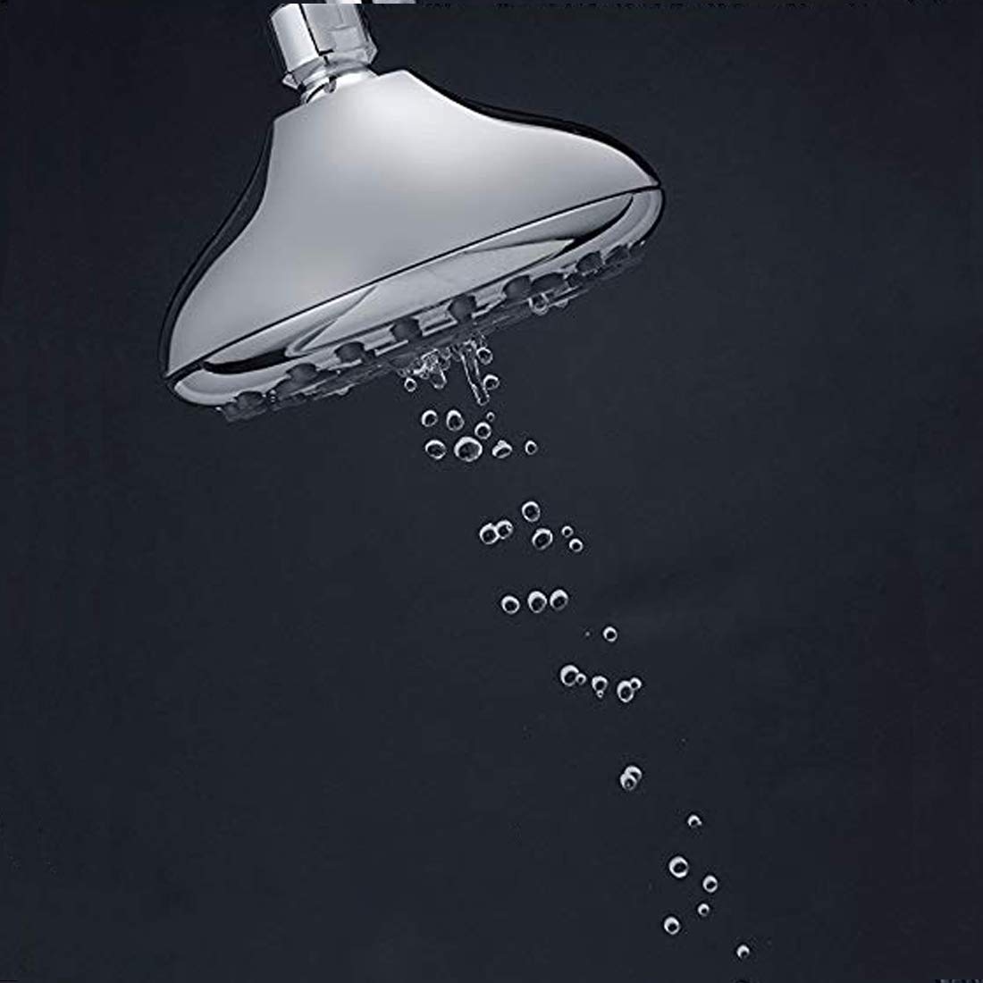 MS-5D135 Overhead shower with 6 function spray settings without arm
