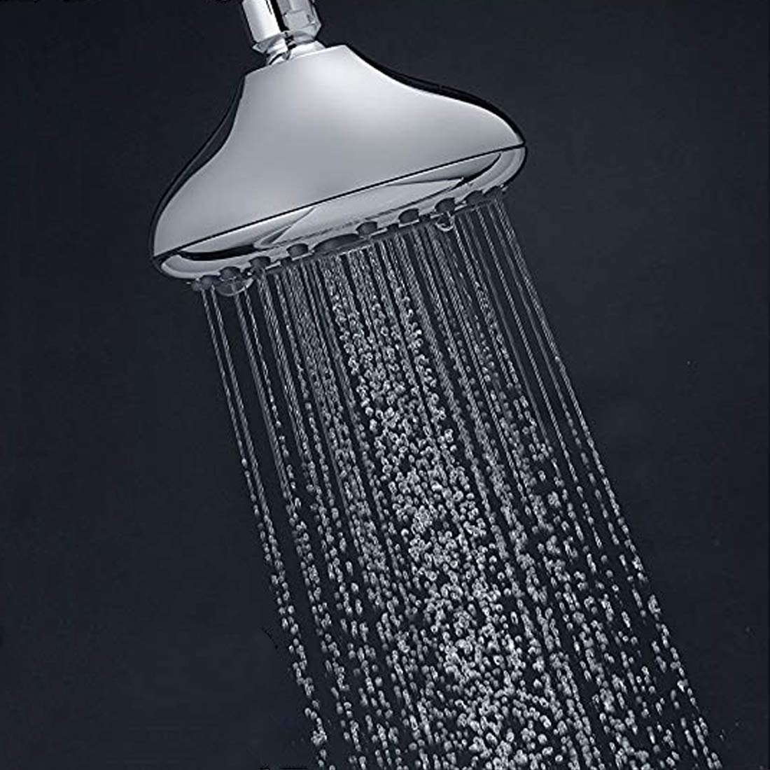MS-5D135-SA-001 Overhead mist shower with 6 function spray settings with shower arm and flange
