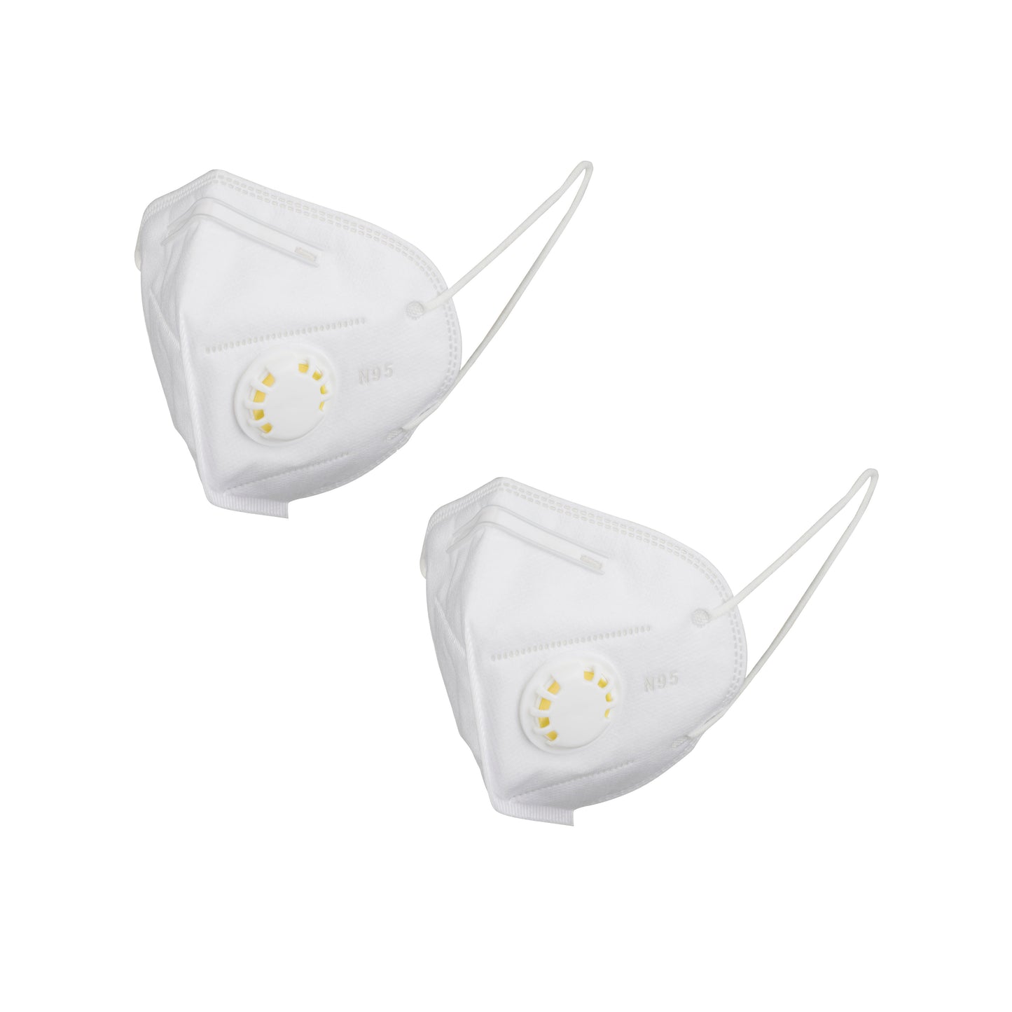 AiroPure N95 Mask with respirator valve (Pack of 2)