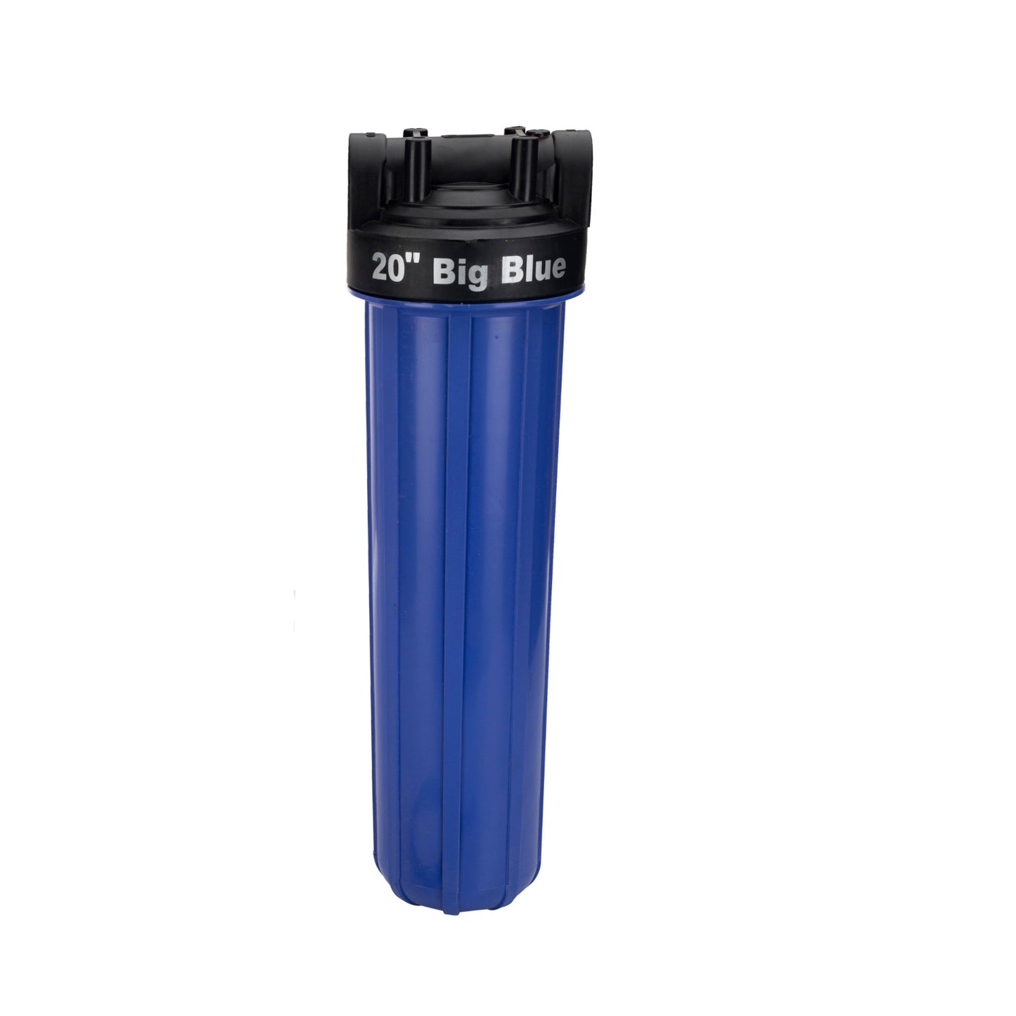 ASP-20 Mainline sediment filter | 20 inch big blue housing with spun cartridge | with water softening siliphos balls | 5 micron| 1 inch inlet outlet