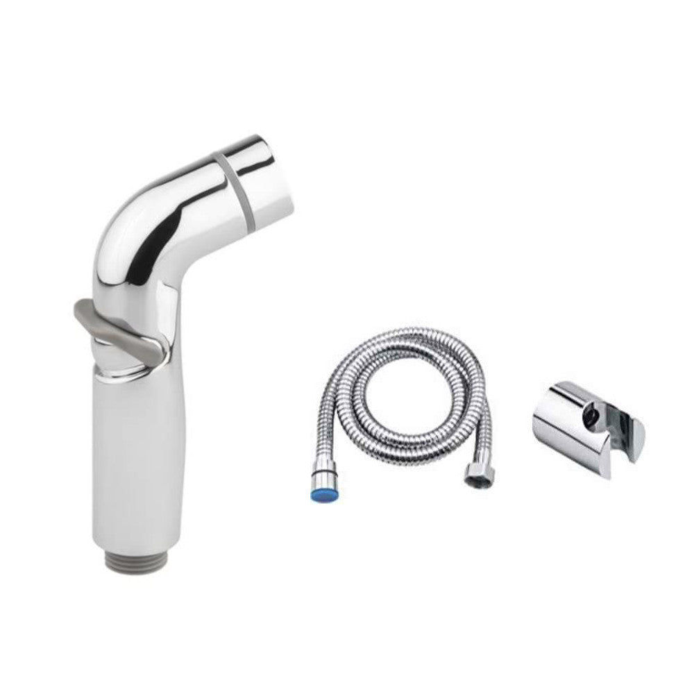 SAMANEA HF-T-HH Health Faucet Gun/Head with Hose Tube and Holder ( ABS, Chrome, Pack of 1)