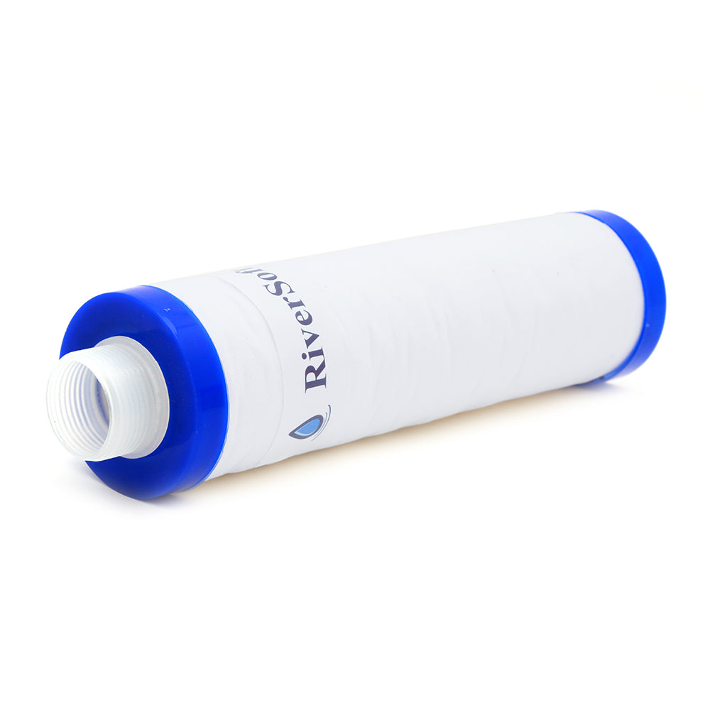 RiverSoft PreRO-10-CMLT RO prefilter assembly with additional MLT cartridge | Compatible with KENT RO Water Purifier (3/8 inch / 10 mm connection, White, PP)
