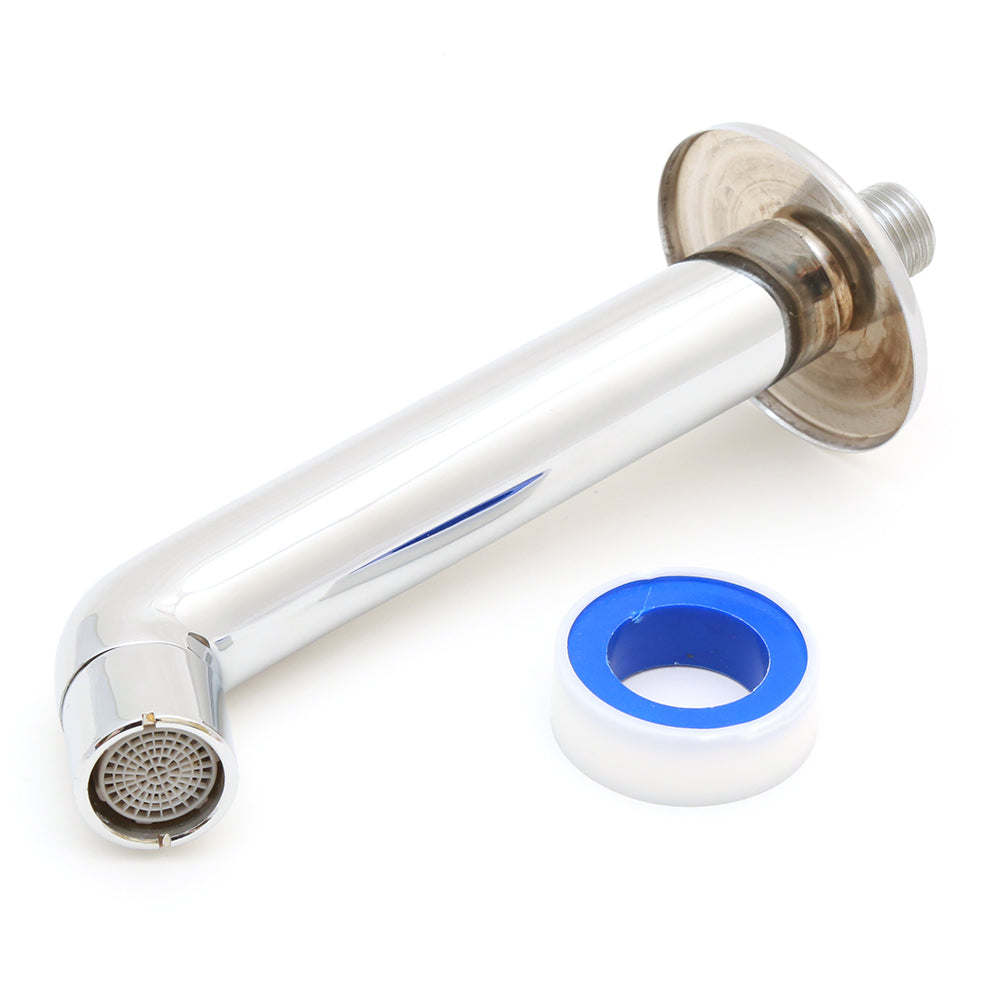 FLT Tap Spout Brass with flange | Chrome
