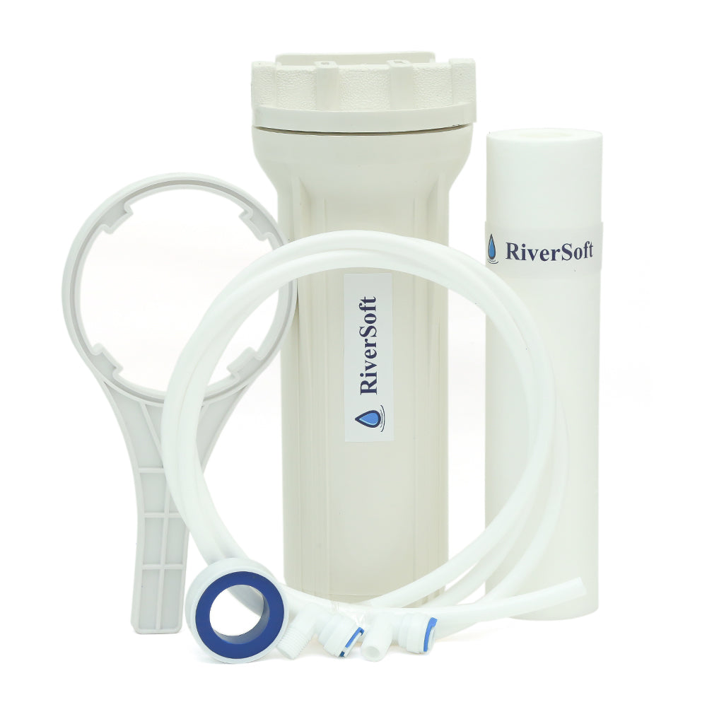 PreRO-10-CSPN Prefilter with Spun cartridge | All installation accessories included | Fits in all purifiers