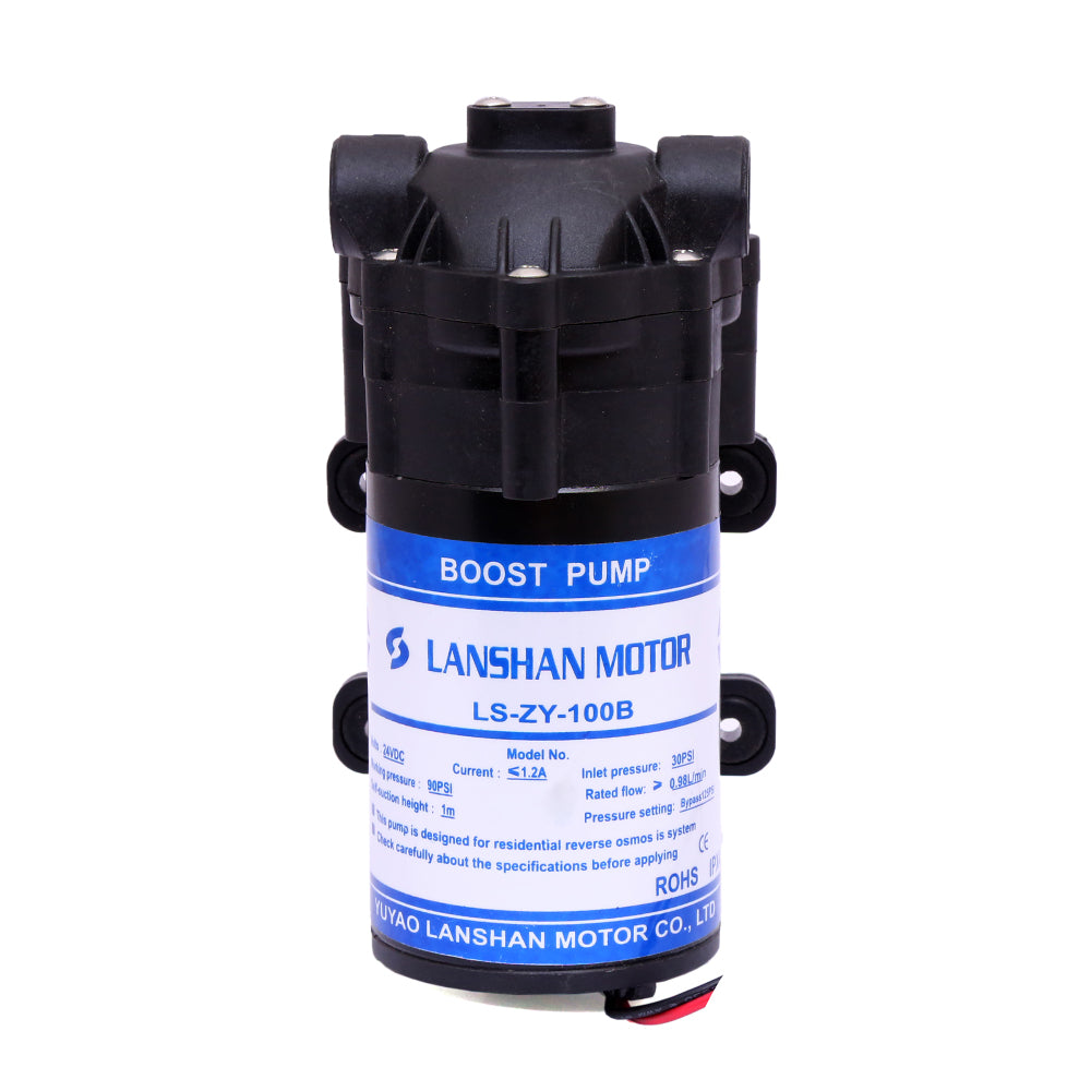 RiverSoft BP-100GPD Booster Pump 100 GPD| Compatible with all type of RO water purifiers(24 Volts)
