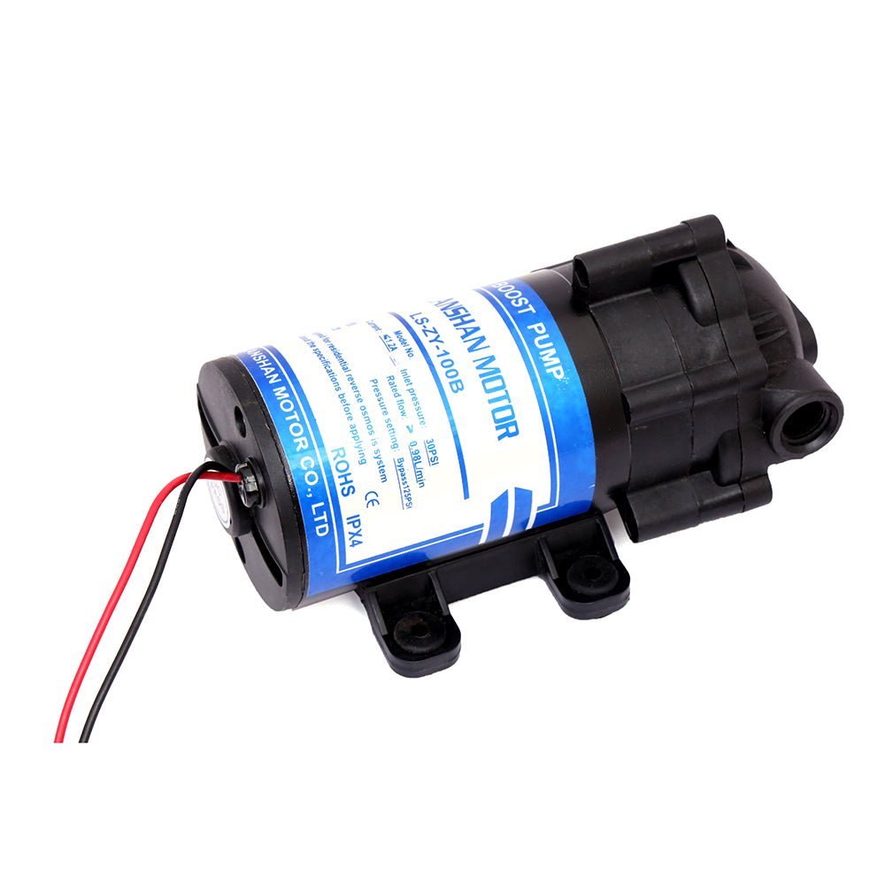RiverSoft BP-100GPD Booster Pump 100 GPD| Compatible with all type of RO water purifiers(24 Volts)