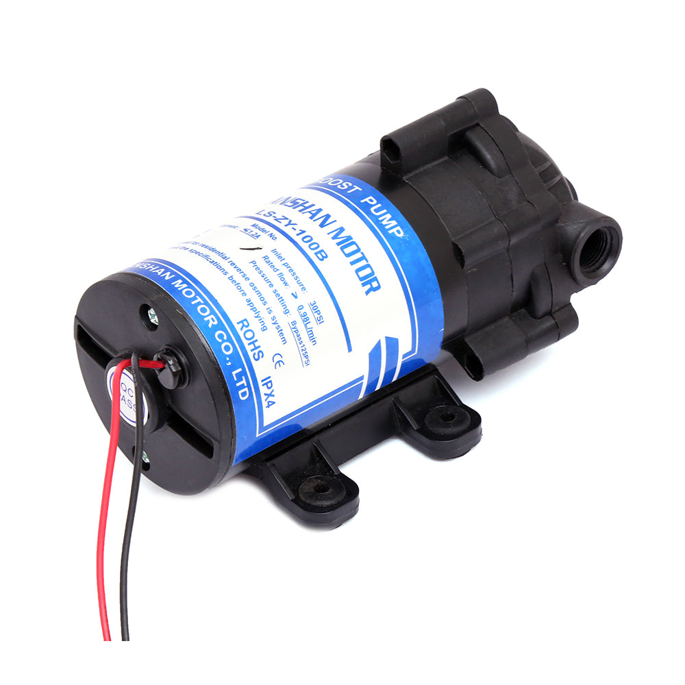 RiverSoft BP-100GPD Booster Pump 100 GPD| Compatible with all type of RO water purifiers(24 Volts)