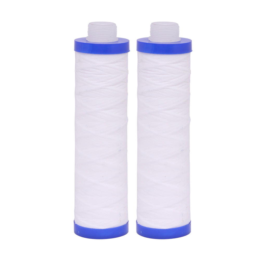 RiverSoft PreRO-10-STR RO Semi-transparent prefilter assembly with additional MLT cartridge | Compatible with KENT RO Water Purifier (3/8 inch / 10 mm connection, Semi-transparent, PP)