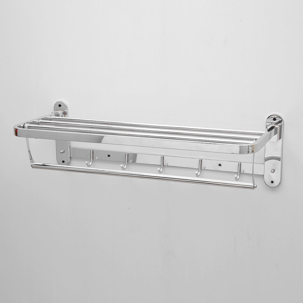 TRF-24 Stainless Steel Folding Towel Rack for Bathroom (24 inch)
