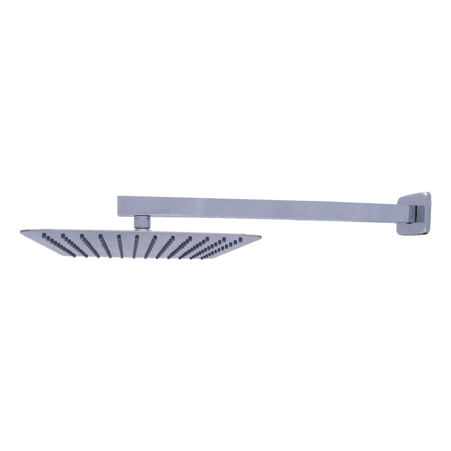 RS100-18SA Rain Shower head 10x10 inch with 10 inch Shower arm and flange