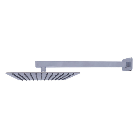 RS88-18SA Rain Shower head 8x8 inch with 18 inch Shower arm and flange