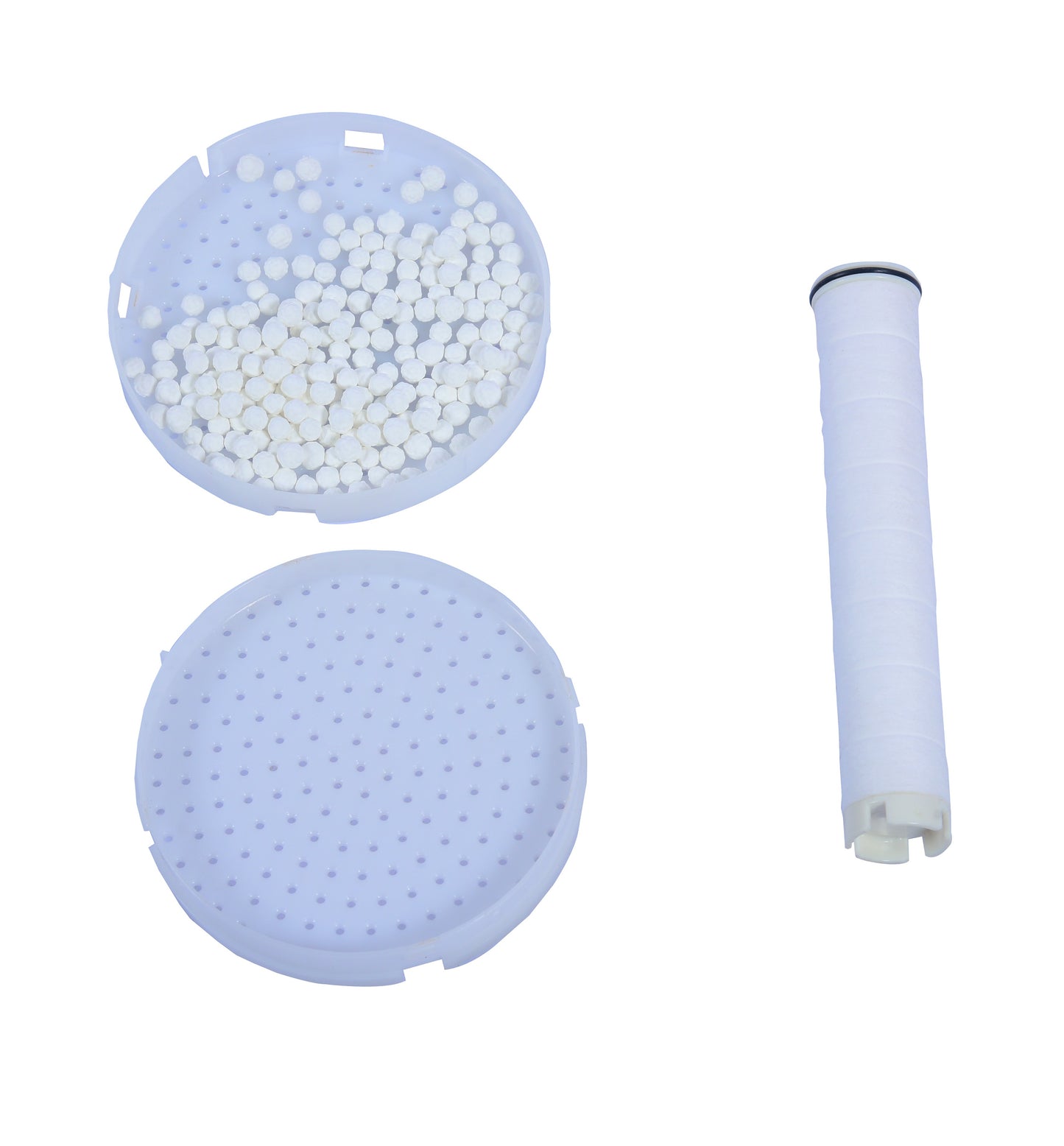 RiverSoft SH3-C Replacement Filter Cartridge For Handheld Shower | Calcium Sulfite Balls & Sediment Filter Cartridge (PP, Pack of 1)