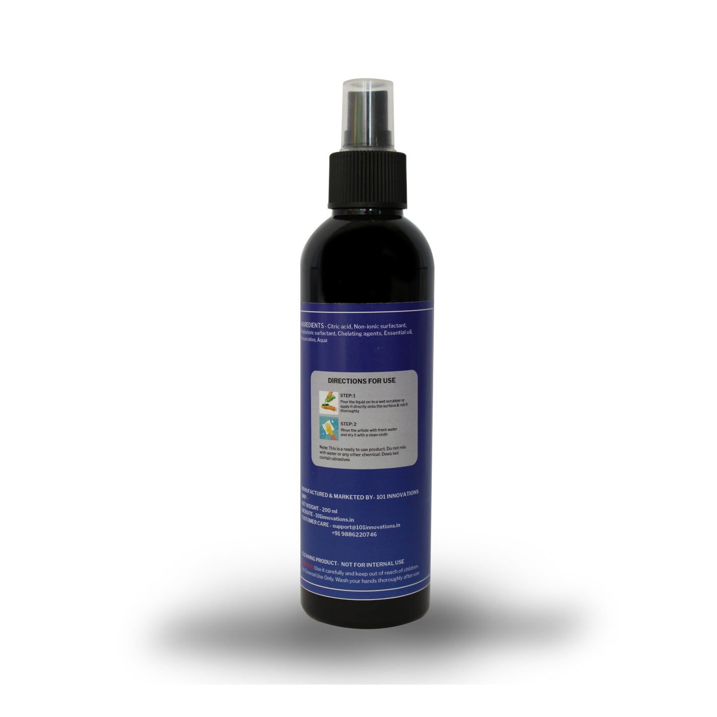 Sparkle Limescale and Hardwater Stain Remover Liquid Spray for Basins