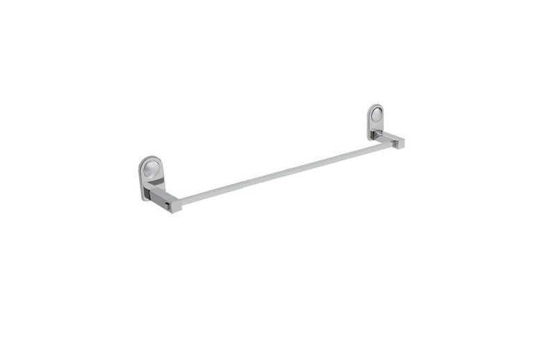 SAMANEA TROD-24S Stainless Steel 24 Inch Square Towel Rod for Bathroom | Kitchen | Wardrobe (24 Inch, Chrome, SS202, Square)