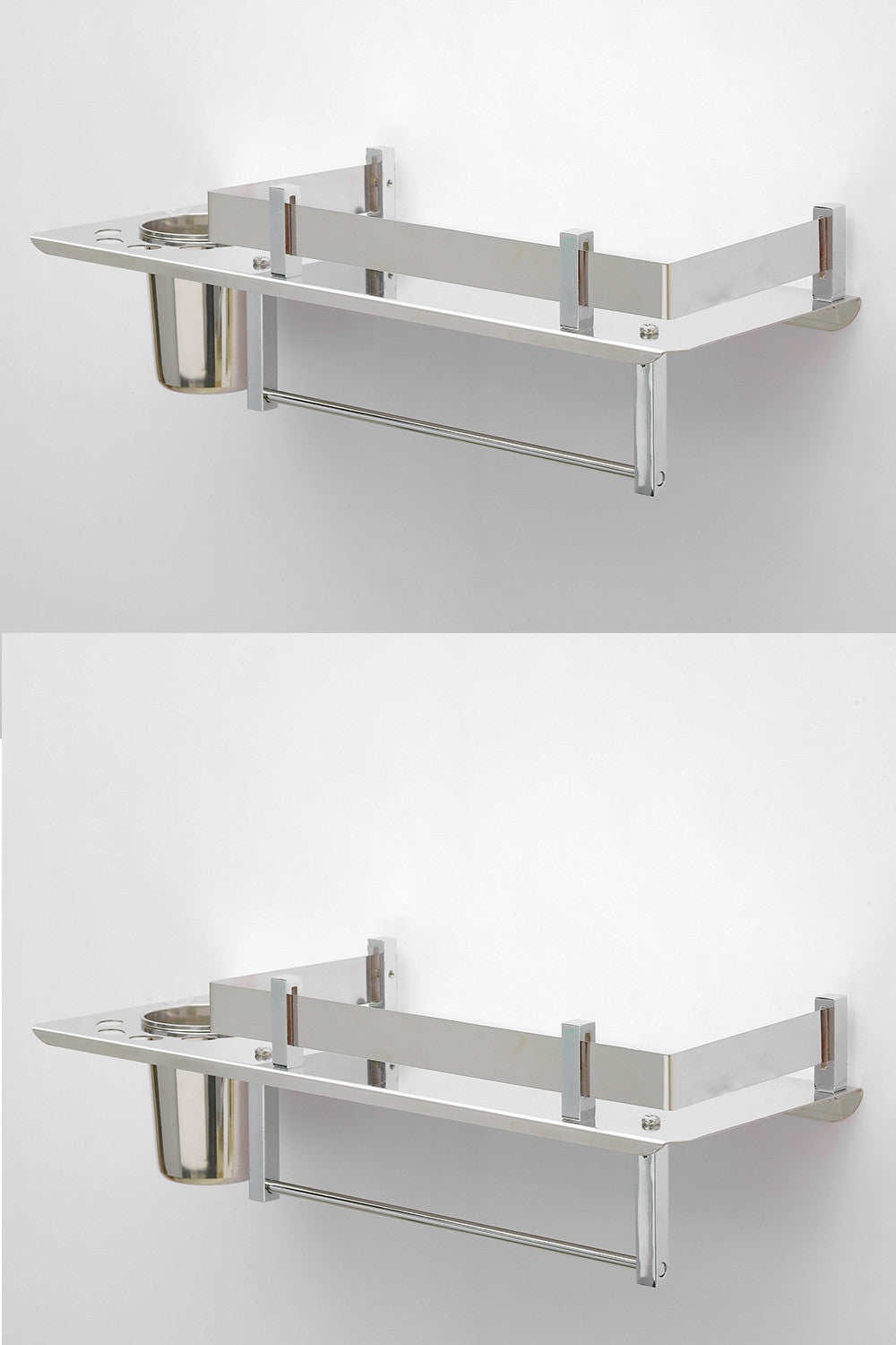 Tumbler Holder 3 in 1 Multipurpose Shelf (15 x 5 Inches, Pack of 2)
